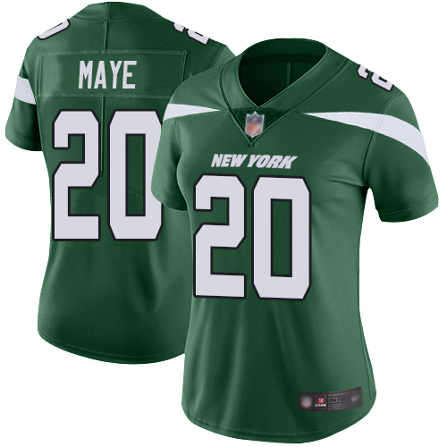 New York Jets Limited Green Women Marcus Maye Home Jersey NFL Football #20 Vapor Untouchable